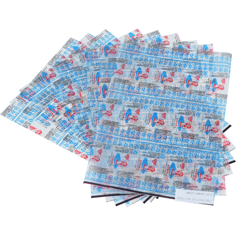 Odorless and Tasteless Wax Paper