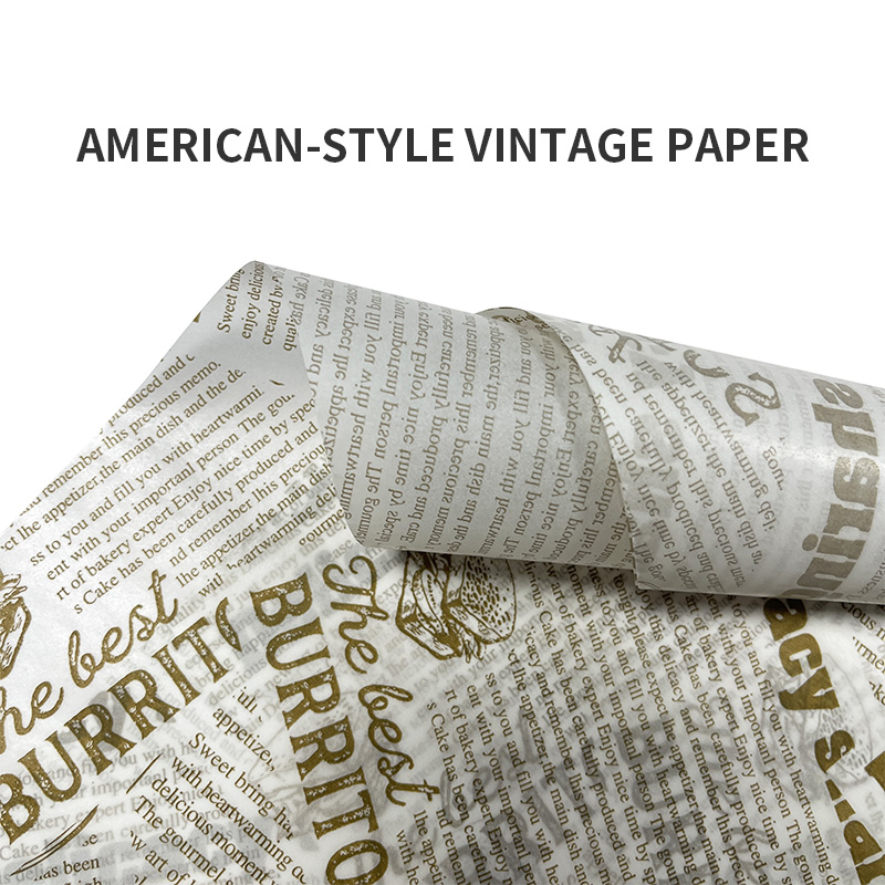 Recyclable Colorful Paper Sheets Greaseproof Paper