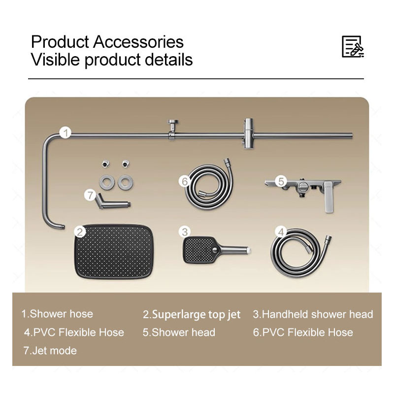 Wall-Mounted Shower Sets(34251CE)