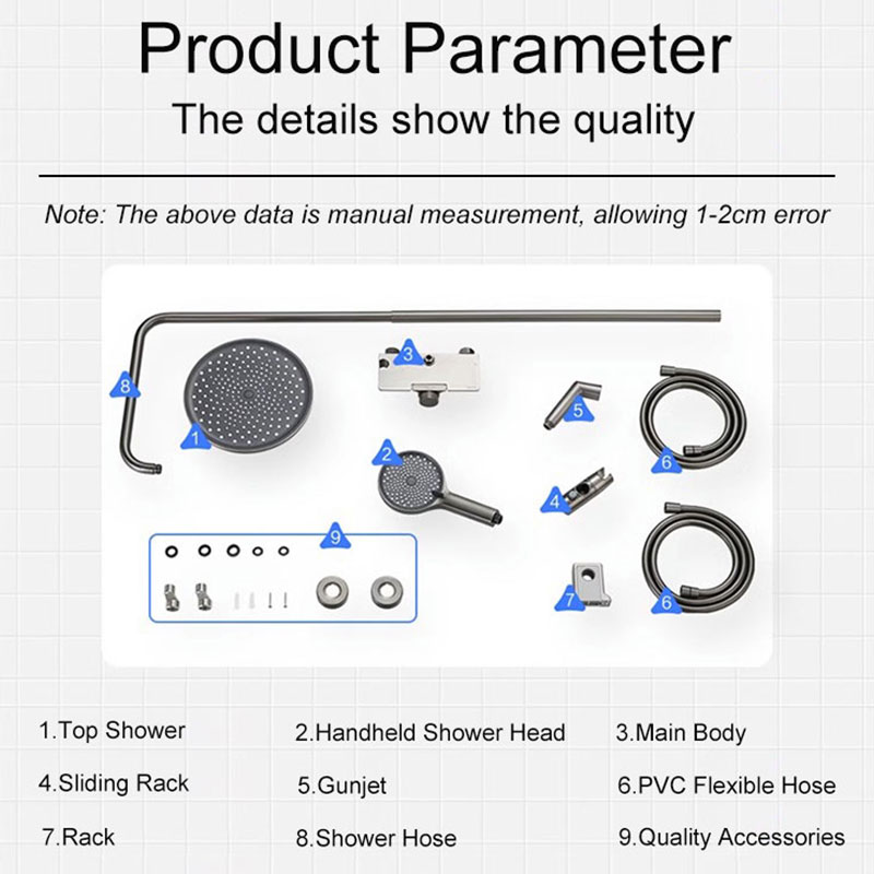 Wall-Mounted Shower Sets(S34205HE01-T01)