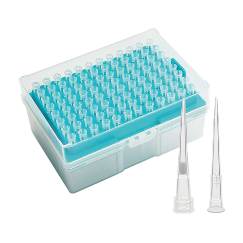 Polypropylene Pipette Tips Universal Disposable Medical Consumables Bag Package 100% PP Filter  Pipette Tips