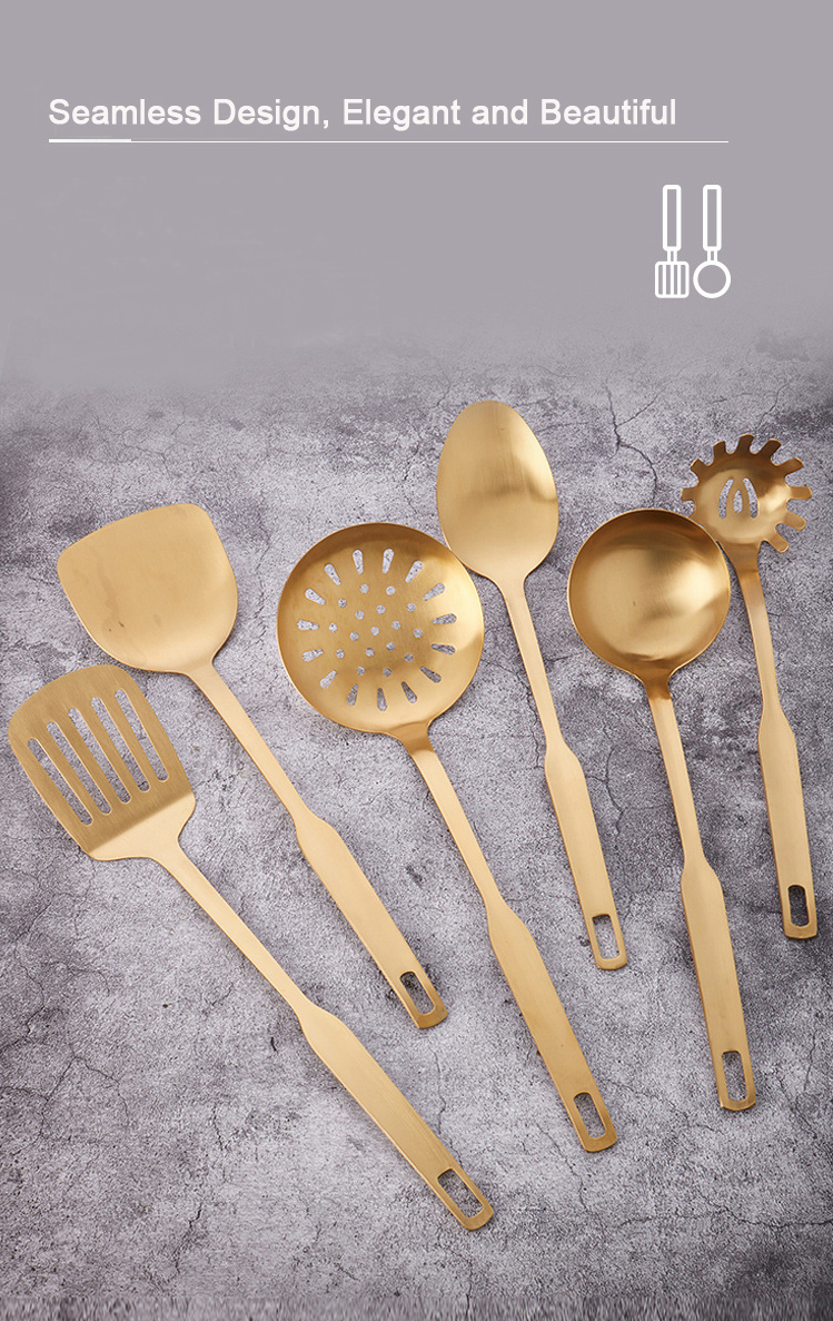 Premium Gold Kitchen Utensils Set