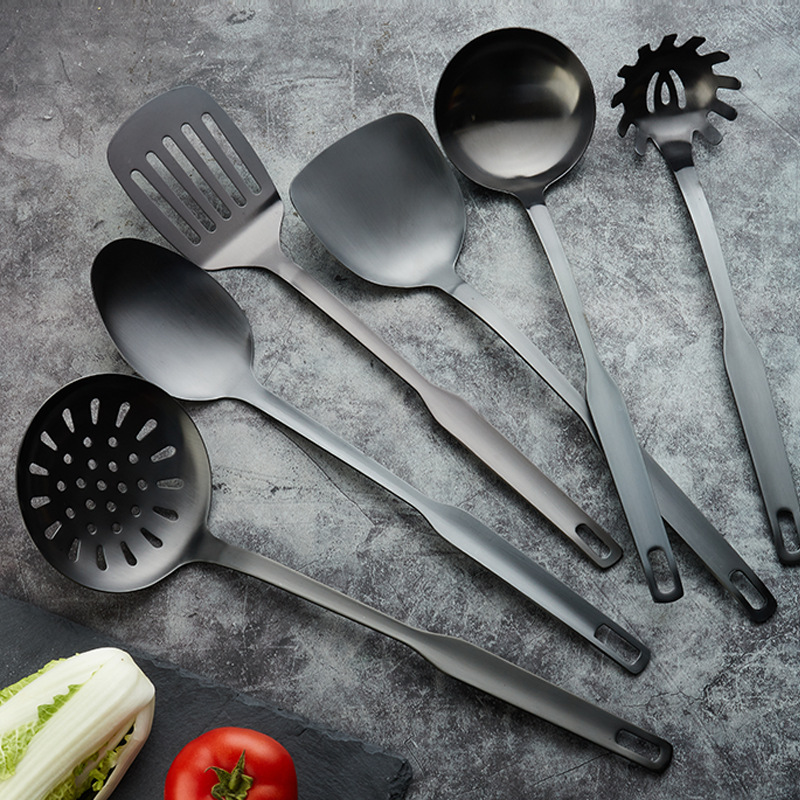 Matte Black Kitchen Utensils Set 