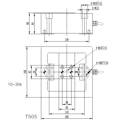  3 Axis Force Sensor T504