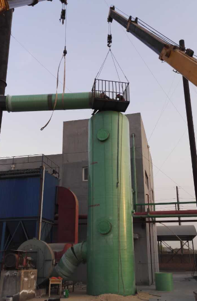 Lufeng Factory Sell Big Baghouse Pulse Jet Dust Collector Bag Filter  for rotary furnace of scrap lead battery recycle 