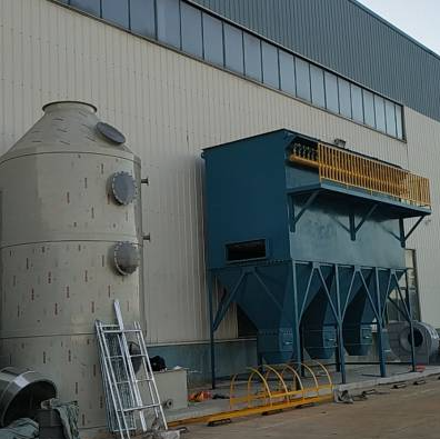 Lufeng Factory Sell Big Baghouse Pulse Jet Dust Collector Bag Filter  for rotary furnace of scrap lead battery recycle 