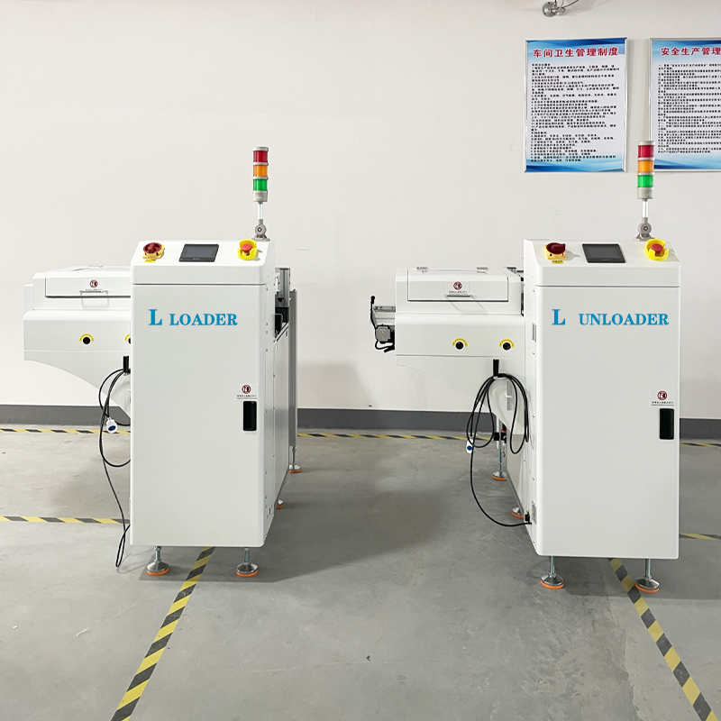 SMT Electronic Production Line L-shaped Unloader