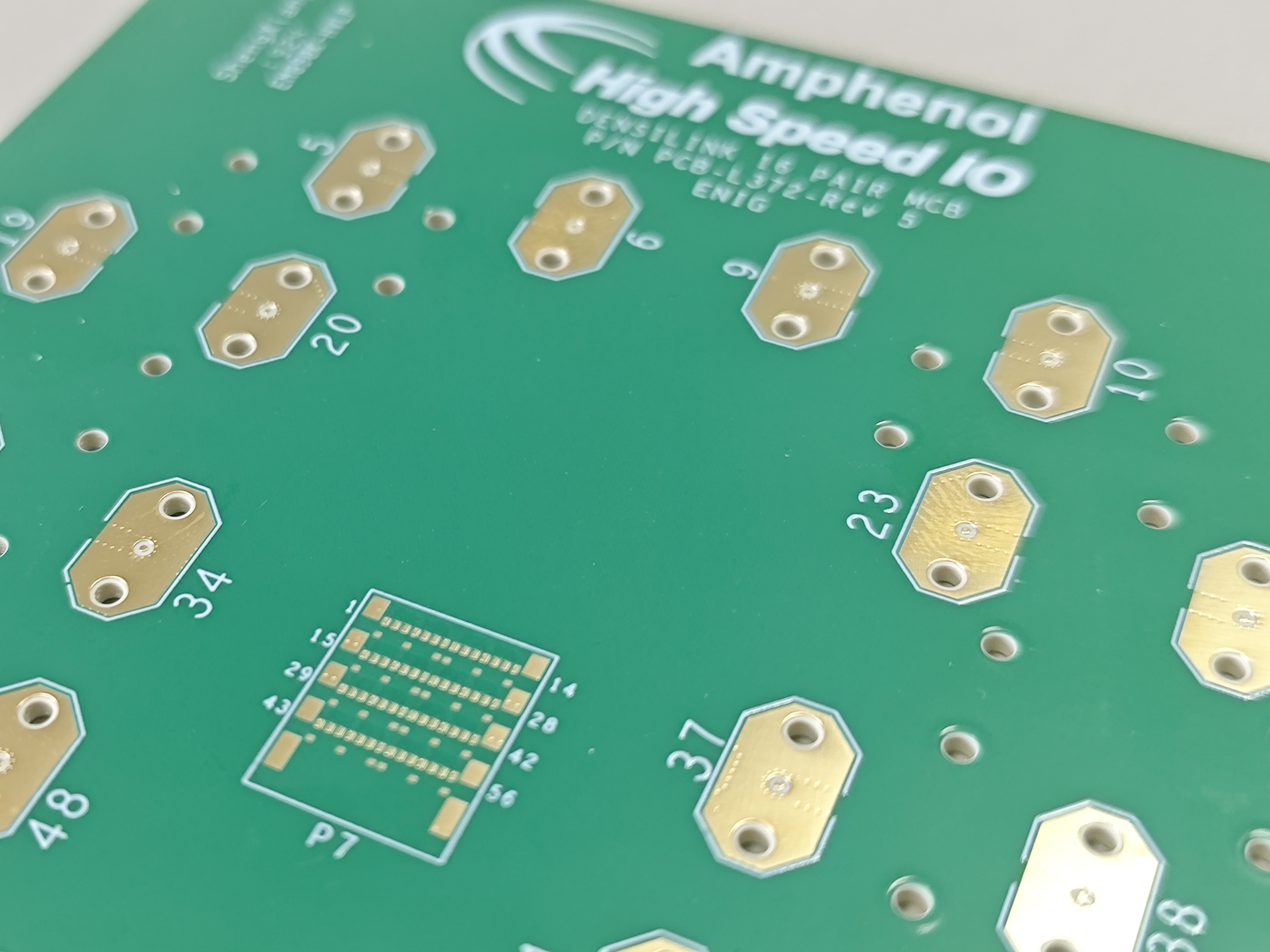 10-layer HDI high-frequency & high-speed optical module test PCB