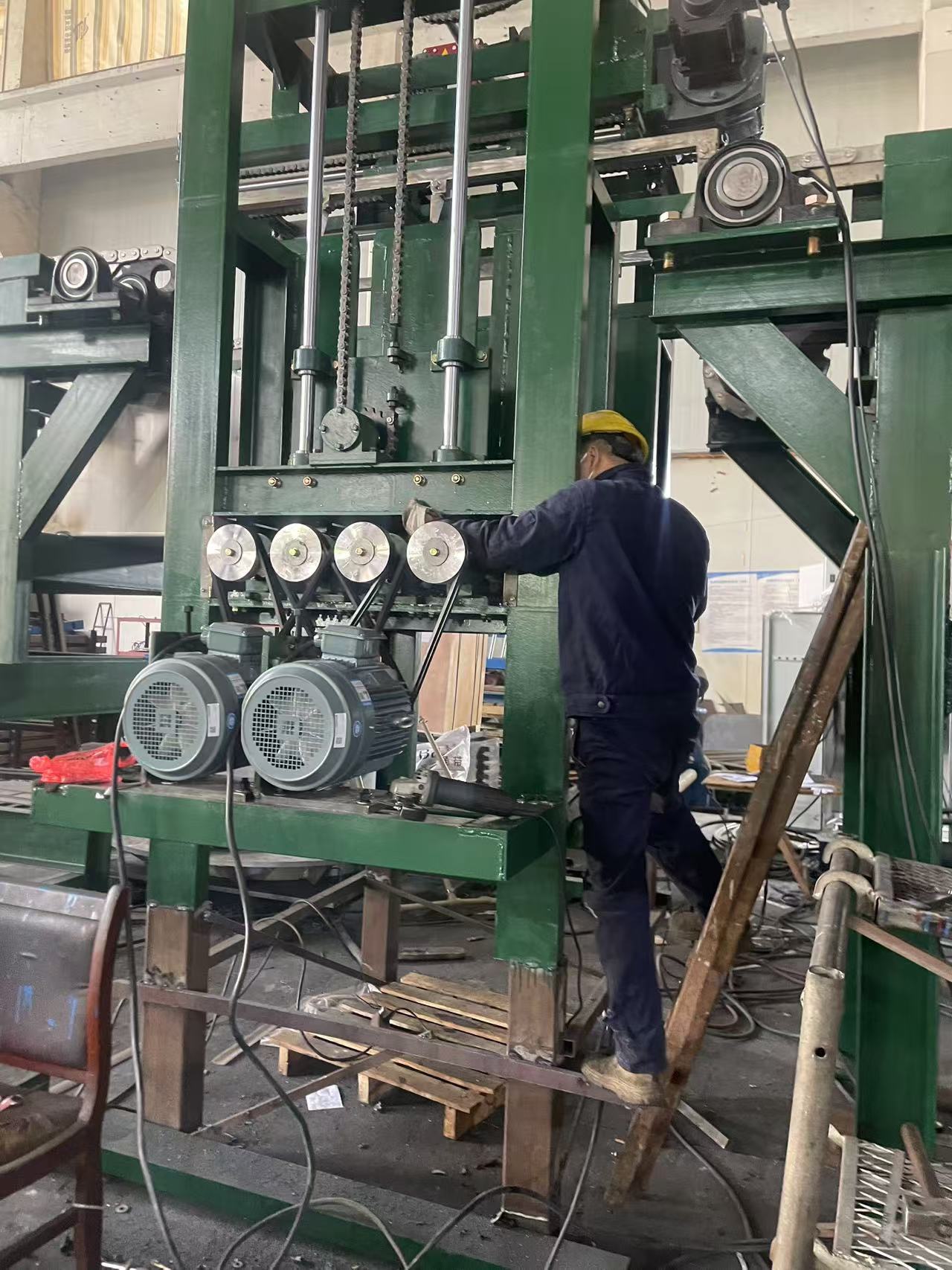 custom size of Other Metal & Metallurgy Machinery Automatic  Lead Anode or copper or  tin anode  Scrap Washing Machine Scrubber