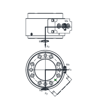  6 Axis Force Sensor T521G2