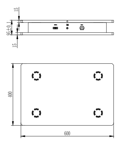  3-axis Force Paltform T510G2