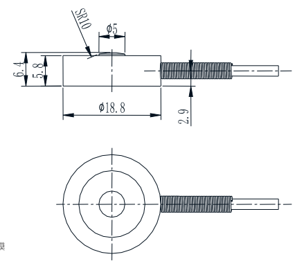 Miniature Compression Load Cell R214