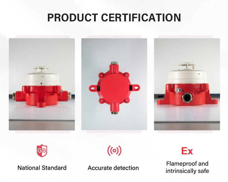 Explosion-proof Point Type Smoke Fire Detector