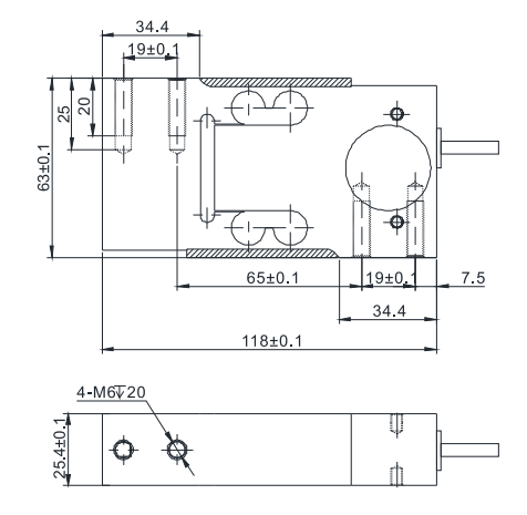 Single Point Load Cell T723