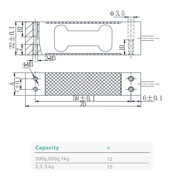 Single Point Load Cell T707