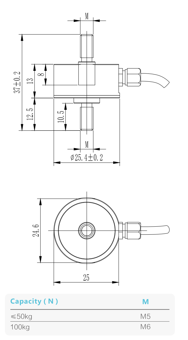 Column Tension And Compression Load Cell T303