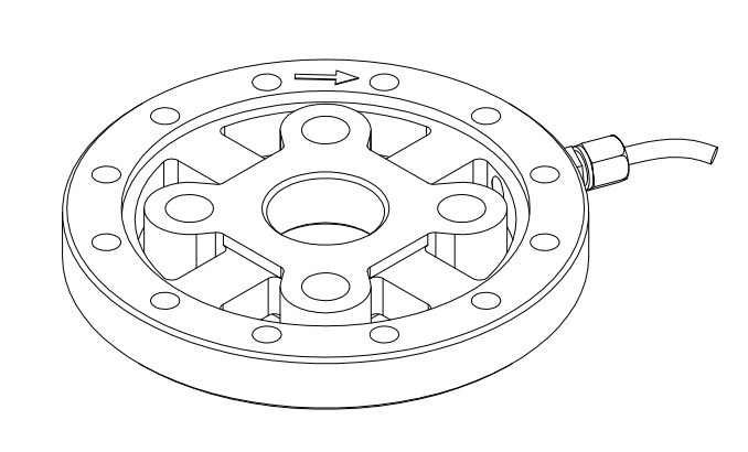  Robot Joint Torque Sensor F209C-58 (side out)