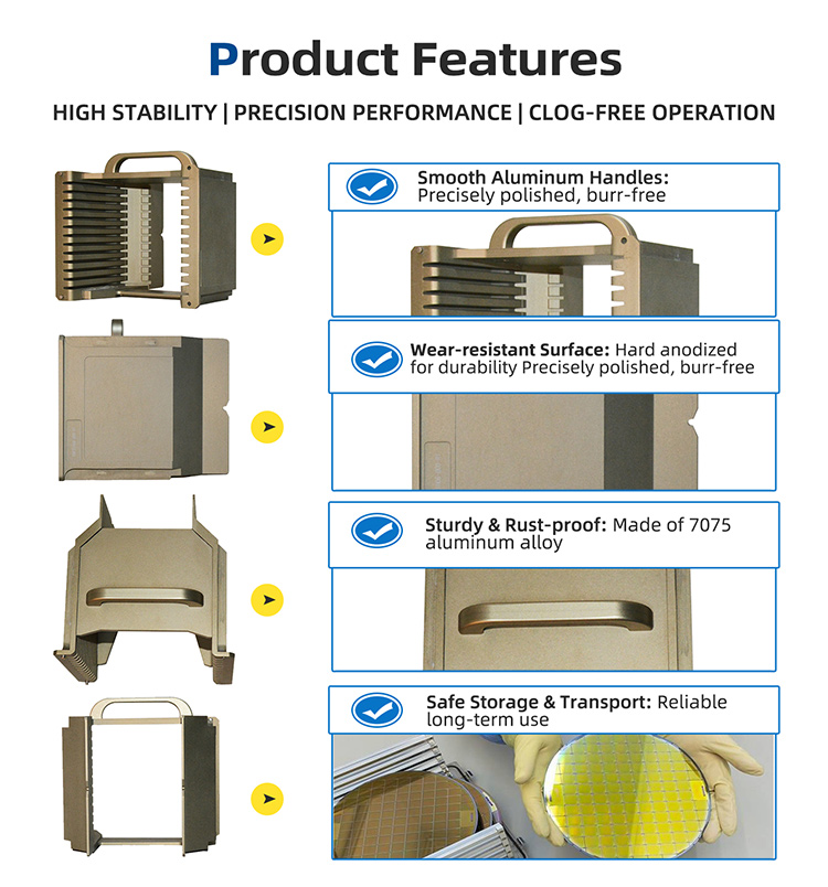 Processing Metal Wafer Cassette