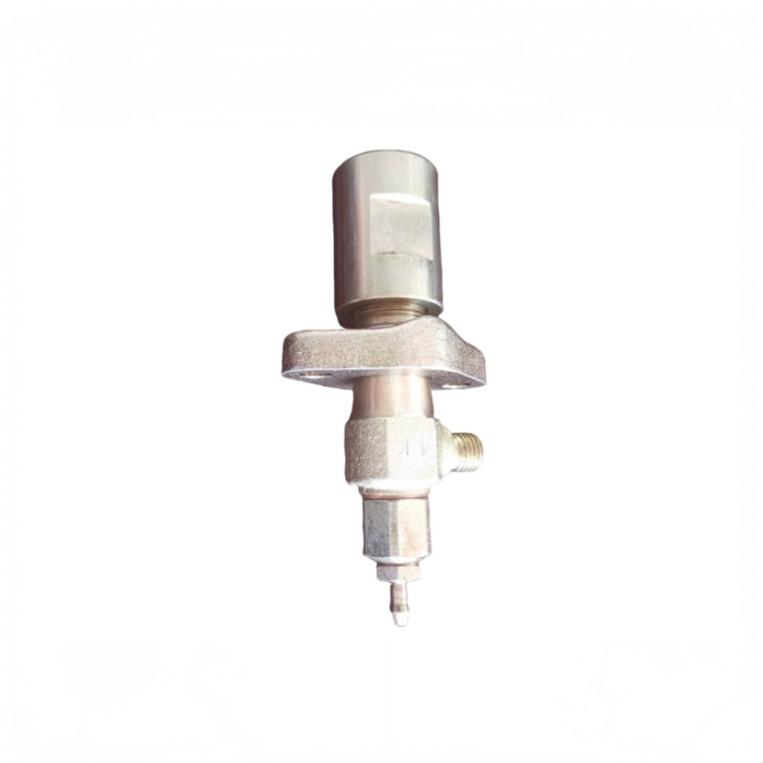 Single-piston diesel engine fuel injector