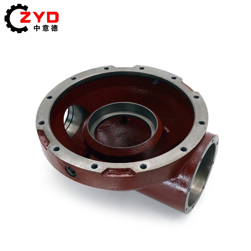 高品質の赤いスプレーペイント結節鋳鉄ポンプハウジング2