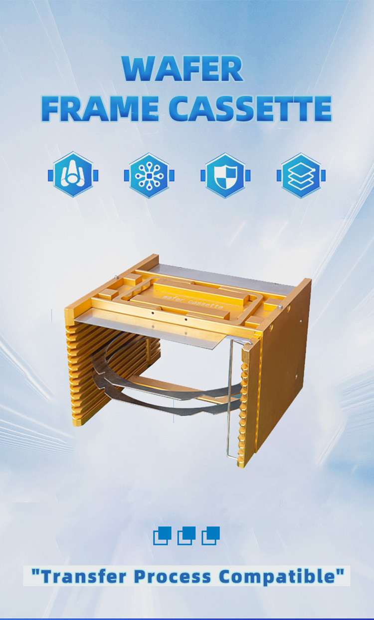 6 Inch 13-Slot Wafer Frame Cassette(9.5mm Slot Pitch)