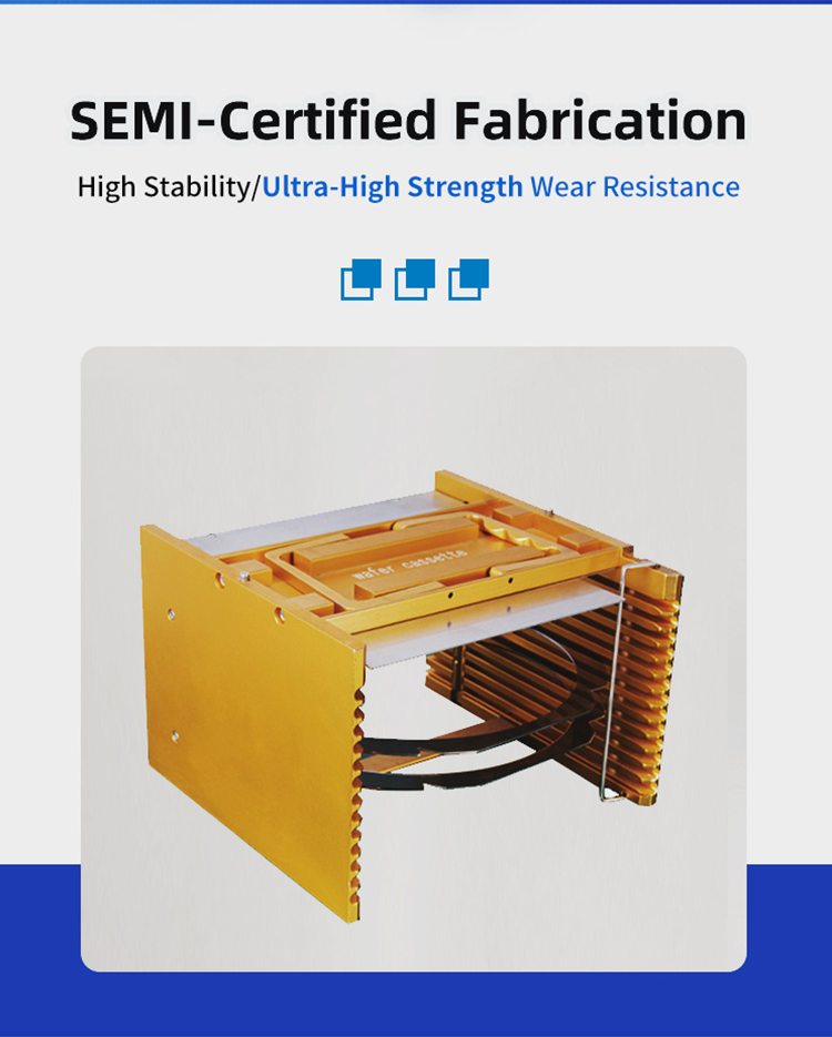 6 Inch 13-Slot Wafer Frame Cassette(9.5mm Slot Pitch)