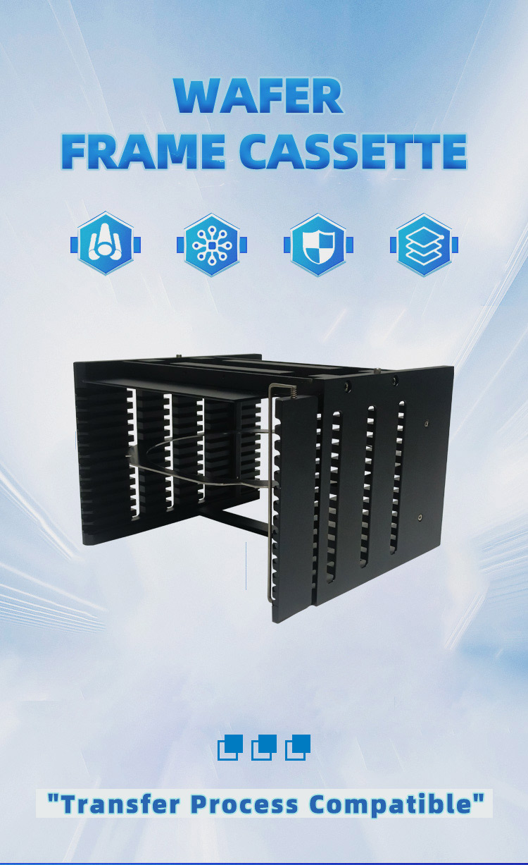6 inch 13 Slot Wafer Frame Cassette with Side Openings