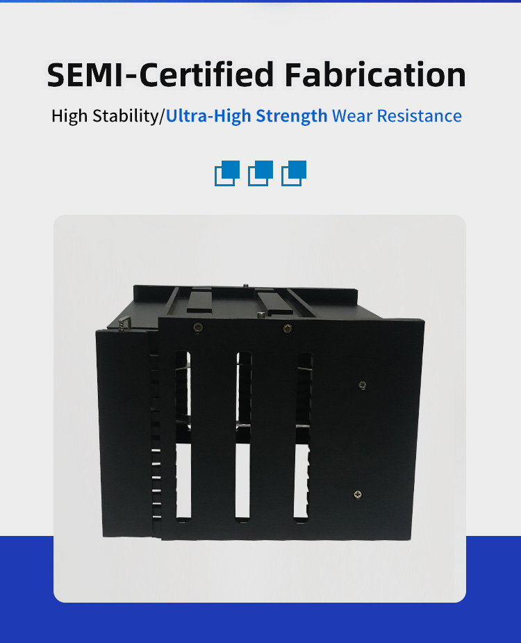 6 inch 13 Slot Wafer Frame Cassette with Side Openings