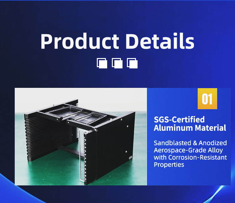 6 inch 25 Slot Wafer Frame Cassette (3.8mm Slot Pitch)