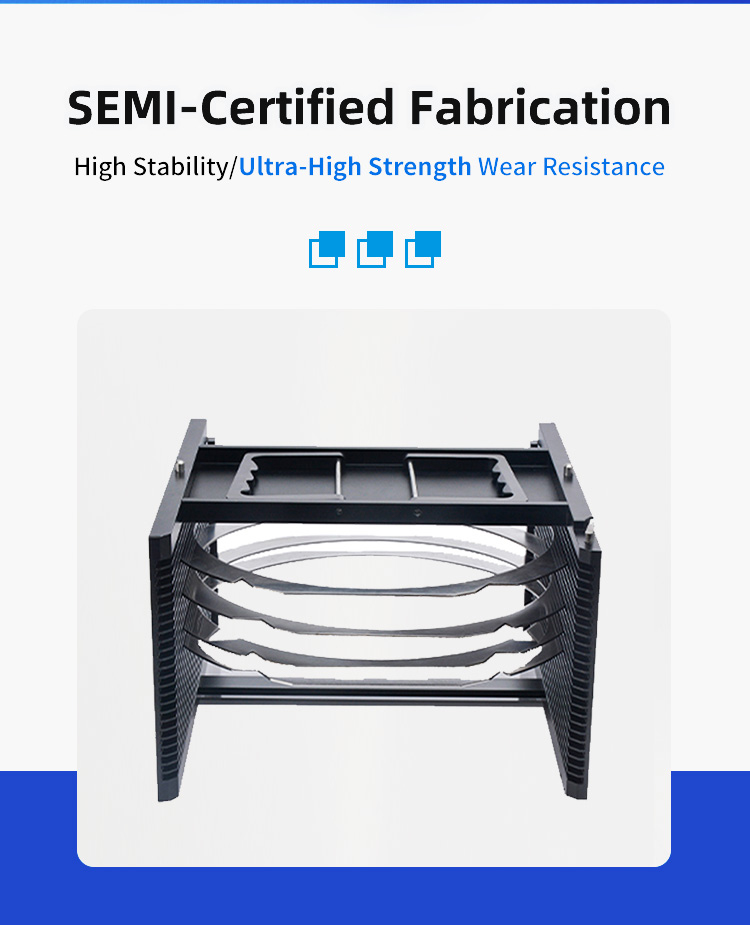 6 inch 25 Slot Wafer Frame Cassette (4.8mm Slot Pitch)