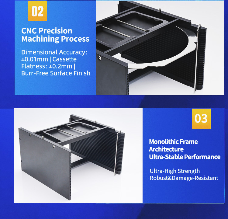 6 inch 25 Slot Wafer Frame Cassette (4.8mm Slot Pitch)
