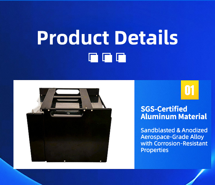8 inch 25 Slot Wafer Frame Cassette with Auto-Locking Mechanism