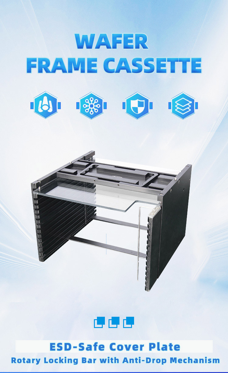 8 inch 25 Slot Wafer Frame Cassette (12.68mm Slot Pitch)