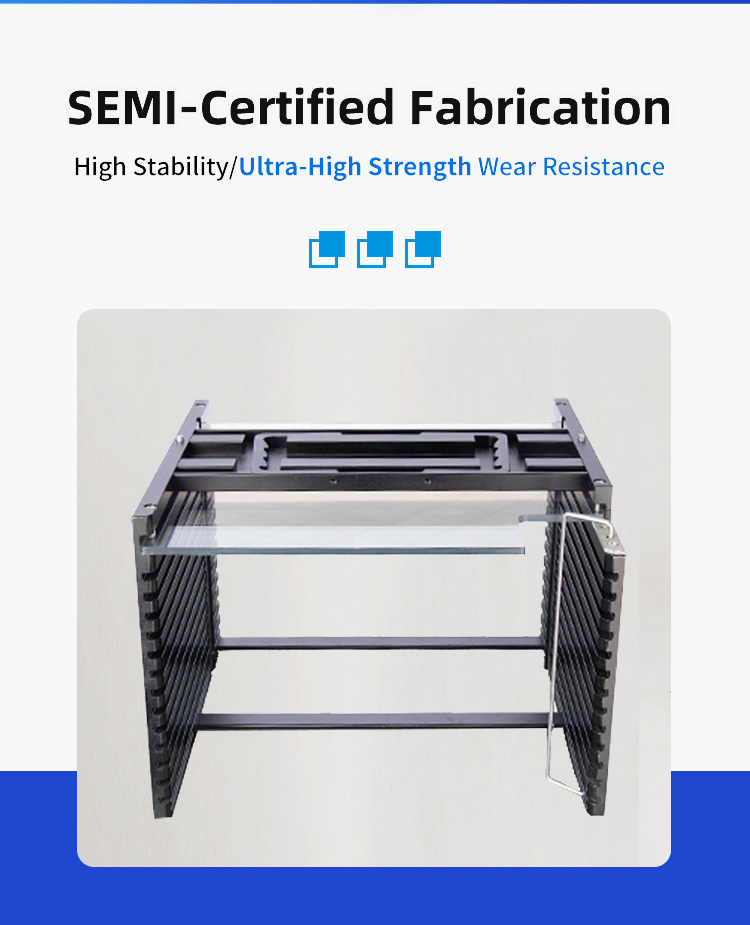 8 inch 25 Slot Wafer Frame Cassette (12.68mm Slot Pitch)