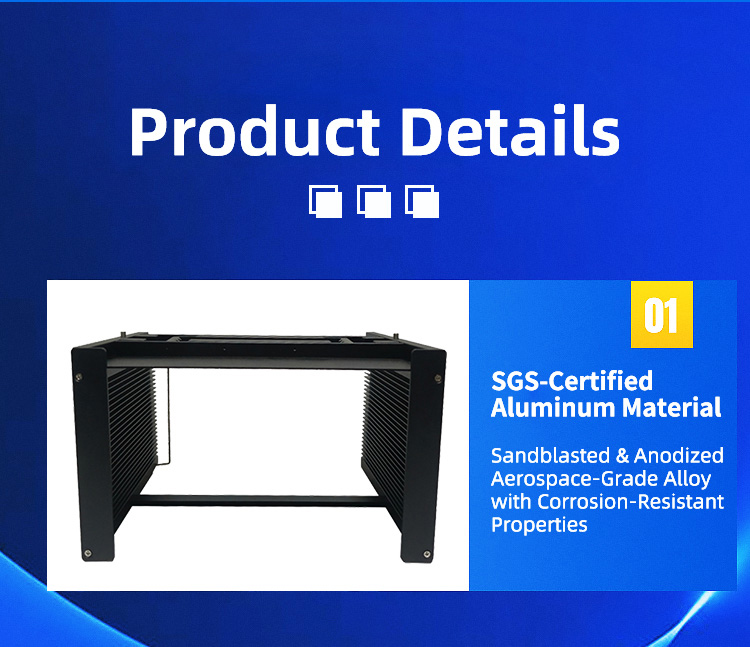 8 inch 13 Slot Wafer Frame Cassette (4.75mm Slot Pitch)