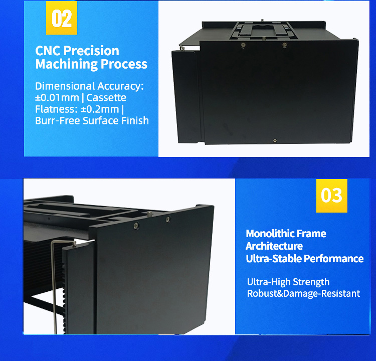 8 inch 13 Slot Wafer Frame Cassette (4.75mm Slot Pitch)