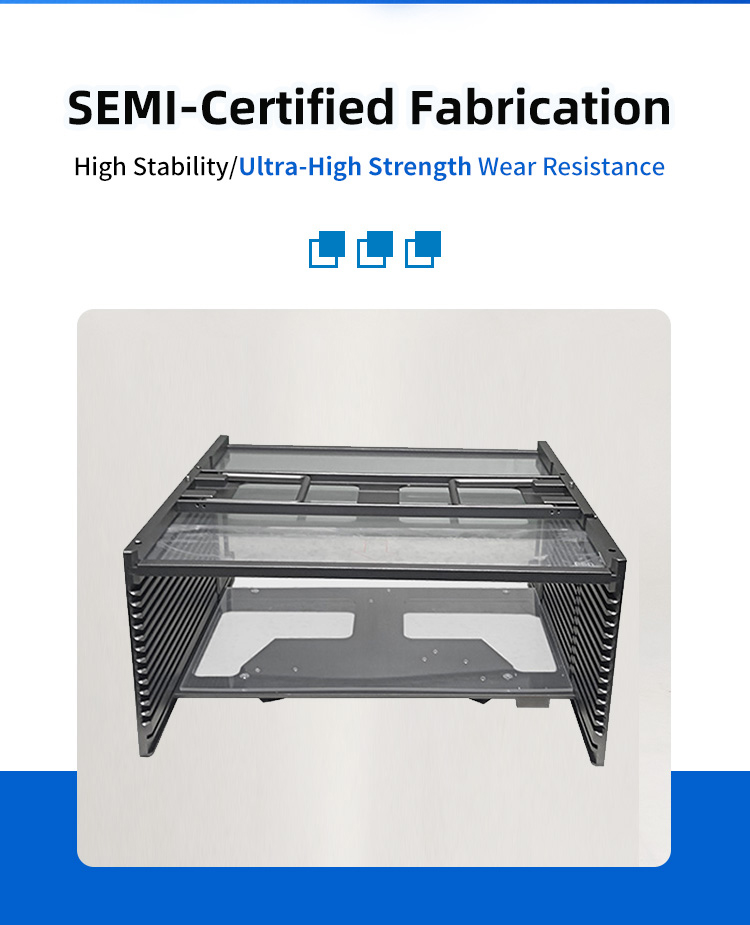 12 inch 13 Slot Wafer Frame Cassette (10mm Slot Pitch)