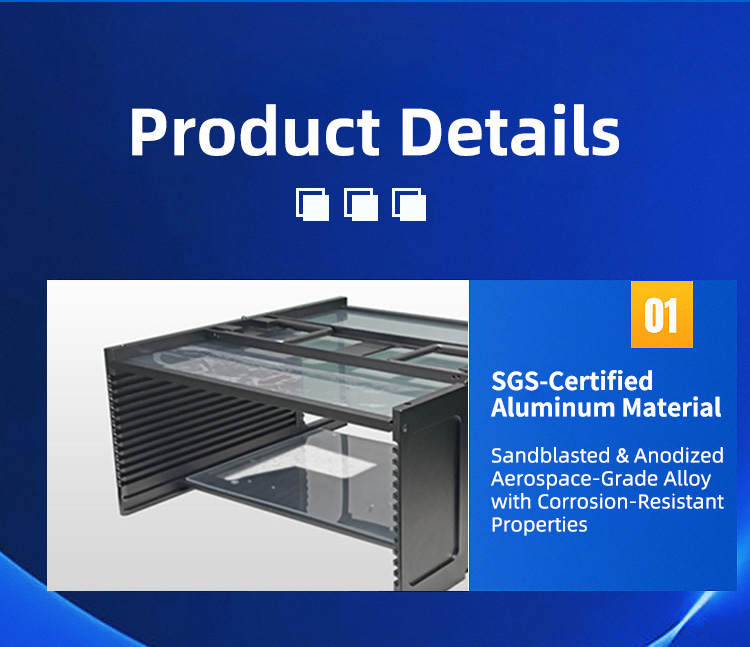 12 inch 13 Slot Wafer Frame Cassette (10mm Slot Pitch)