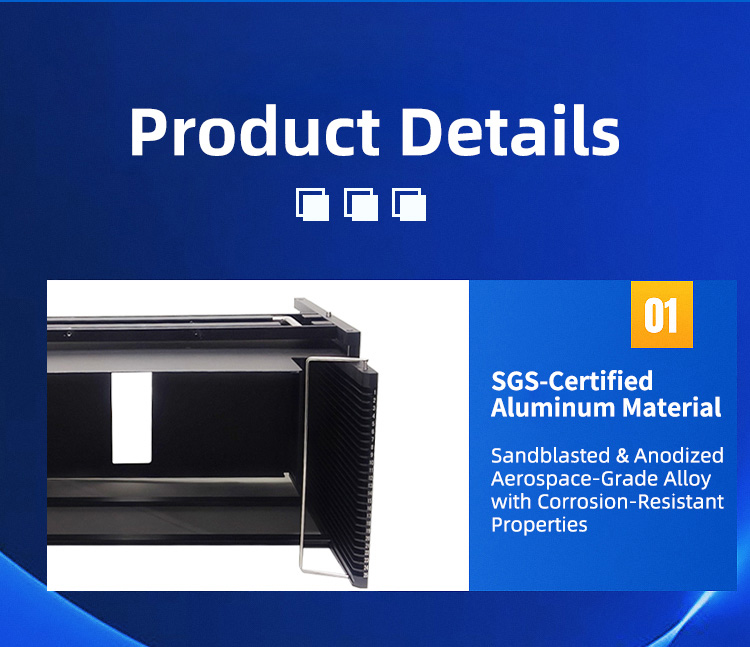 12 Inch 13 Slot Wafer Frame Cassette (6.3mm Slot Pitch)