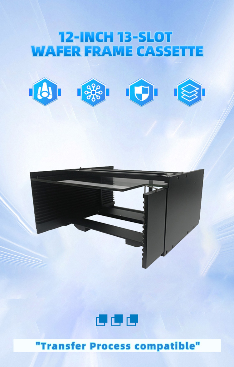 12 Inch 13 Slot Wafer Frame Cassette (6.3mm Slot Pitch)
