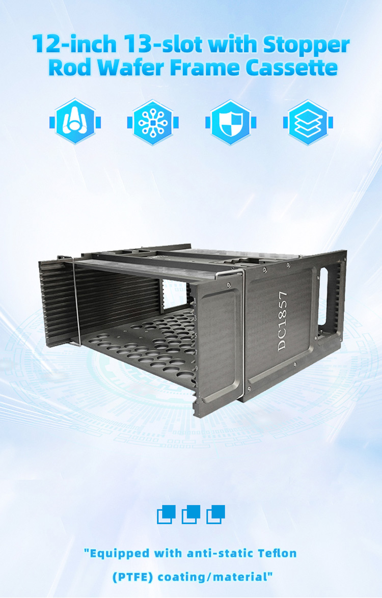 12 Inch 13 Slot Wafer Frame Cassette(5.5mm Slot Pitch)