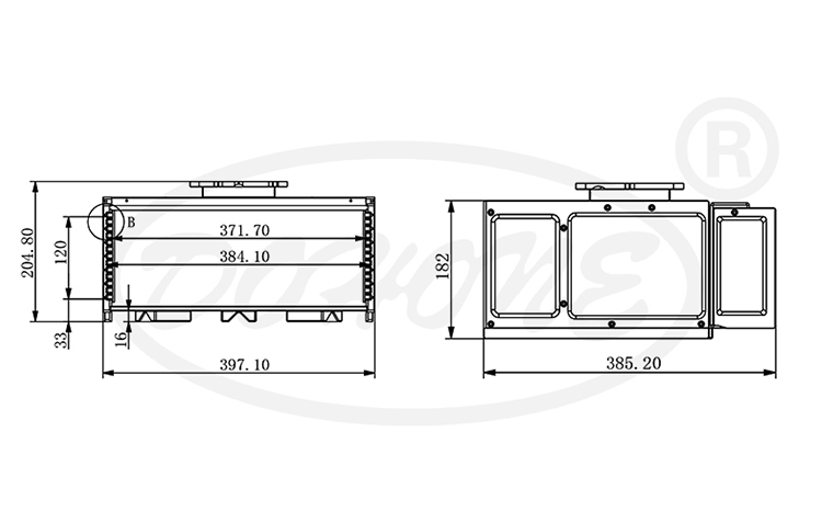 12 Inch 13 Slot Wafer Frame Cassette For Automated Transportation