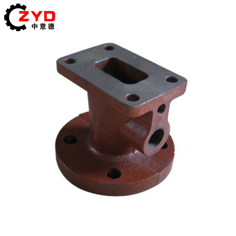 赤いスプレーfuran樹脂プロセス延性鉄パイプ継手