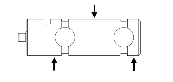Custom pin load cell T904