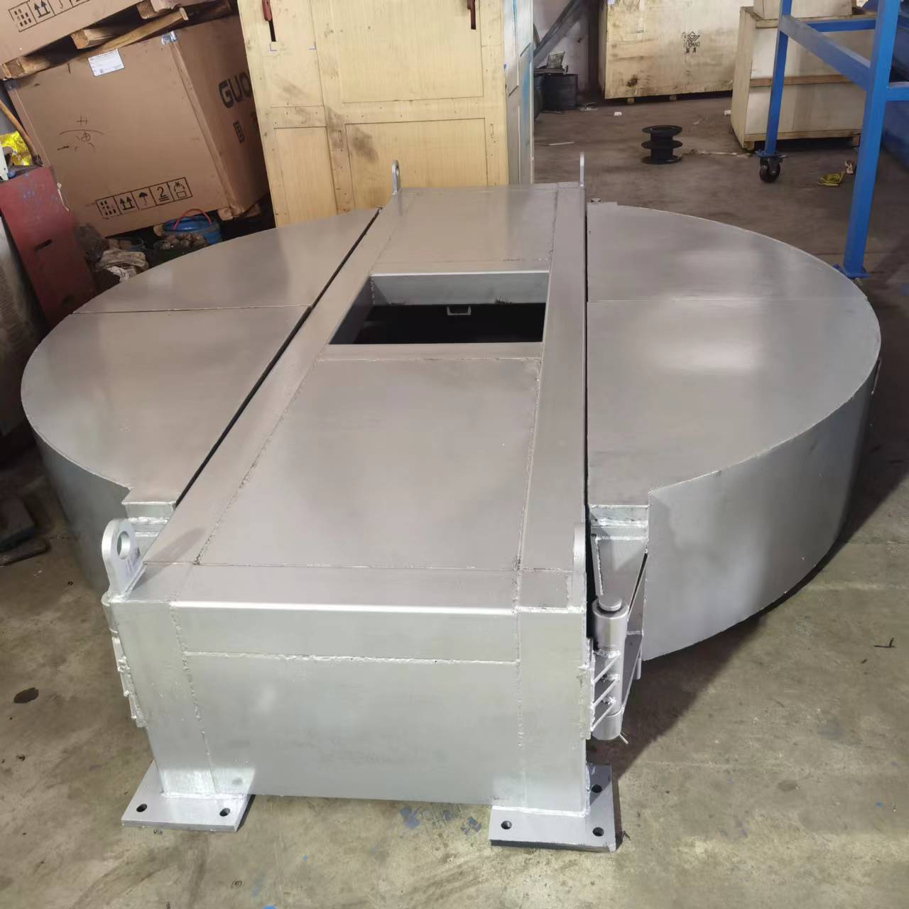 from 2T to 80T  Customized Size of  Customized Size Lead Cover for refining furnace for scrap lead battery recycle 