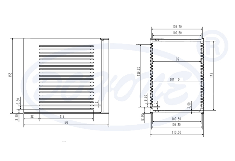 20 Slot Lead Frame Magazine With 104mm Inner Width