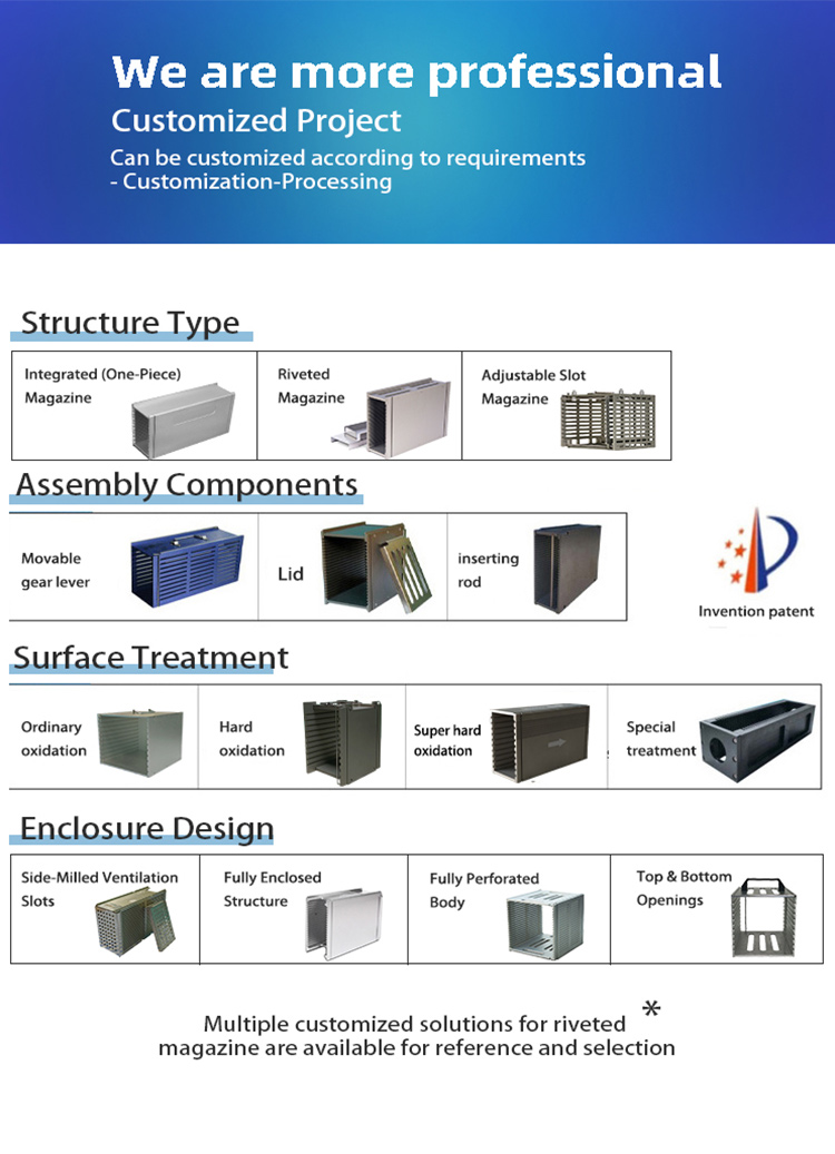20 Slot Lead Frame Magazine With 104mm Inner Width