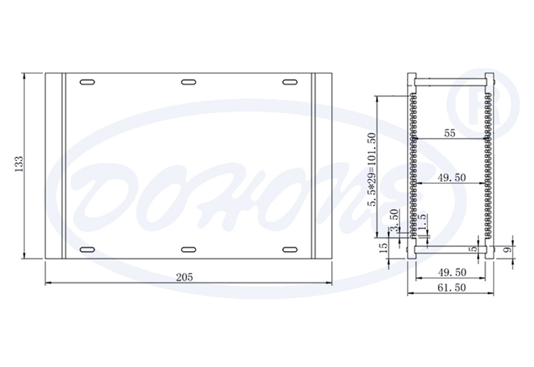 30 Slot Lead Frame Magazine for 54mm Wide Frames