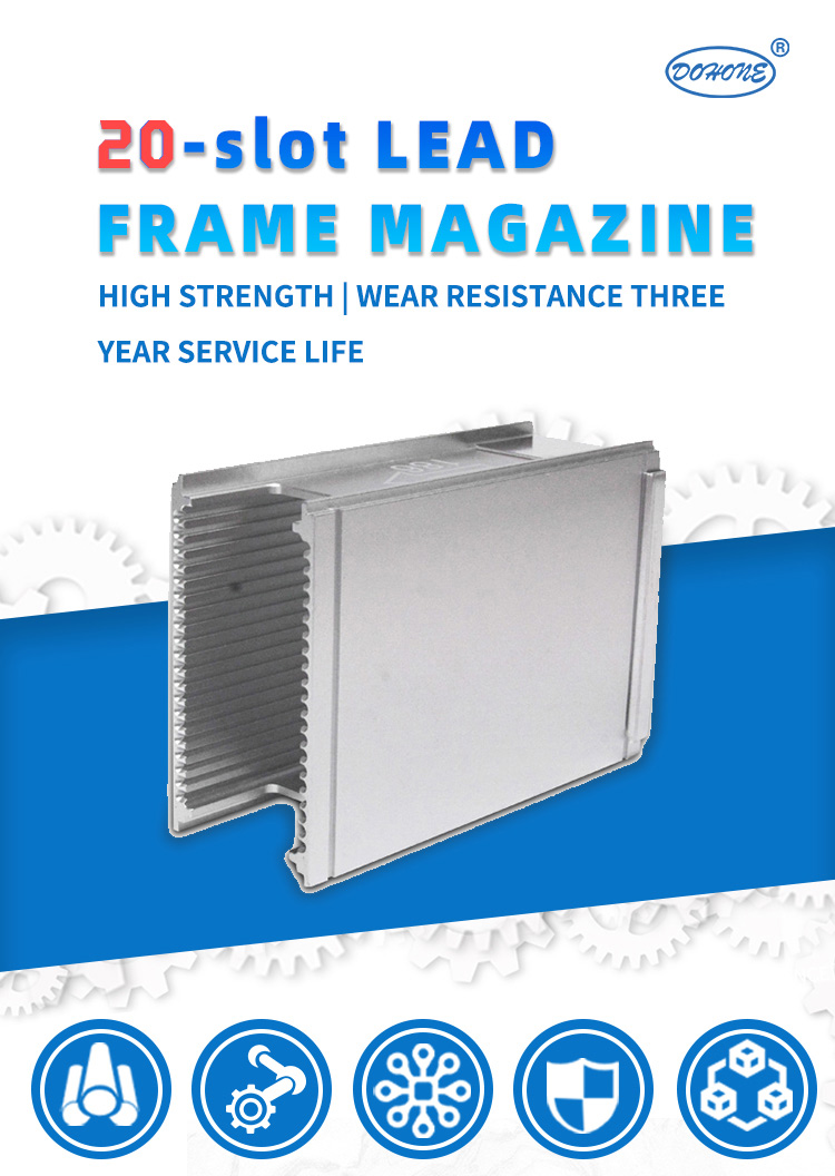20 Slot Lead Frame Magazine with 62.2mm Inner Width