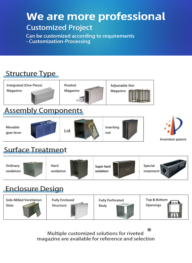 20 Slot Lead Frame Magazine with 62.2mm Inner Width